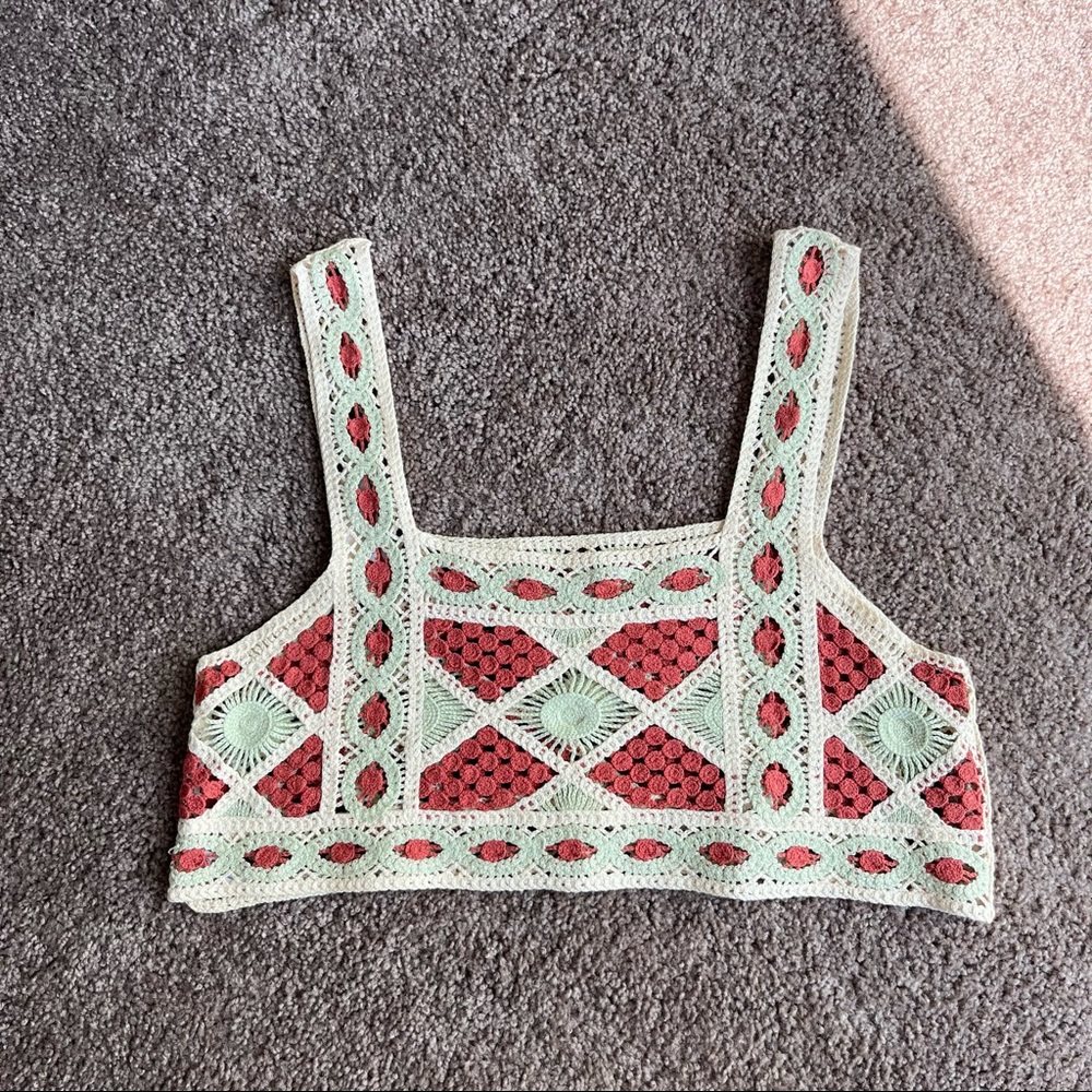Beautiful Vintage Crochet Crop Top!